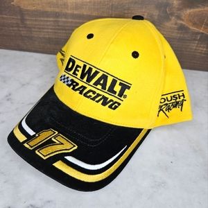 Vintage Nascar Roush racing adjustable hat Dewalt racing